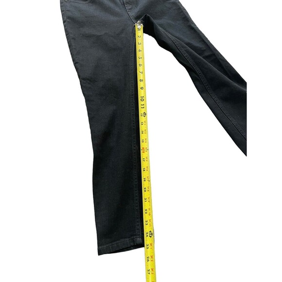Everlane Black Mid Rise Ankle Denim Jeans 28‎ EUC stretch cropped - Picture 8 of 12